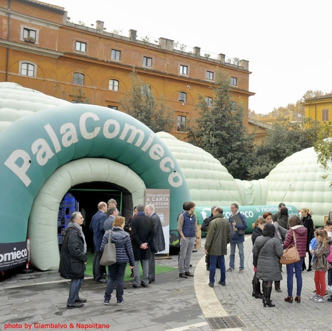 Arbos recycled paper notebooks presented at PalaComieco
