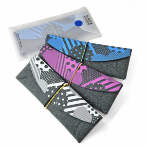 Portapenne/astuccio 19x7 cm "Gaia Segattini Knotwear" in Ricuoio® con confezione.
