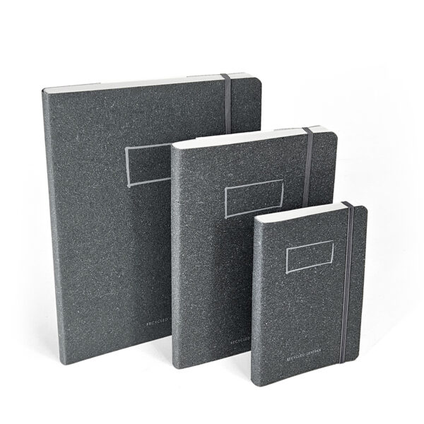 Taccuino neutro "Writing by Ricuoio" copertina morbida in Ricuoio® apertura superflat