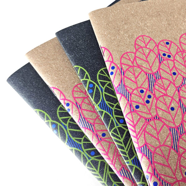 cartoleria sostenibile Leaves: i quaderni in cuoio riciclato