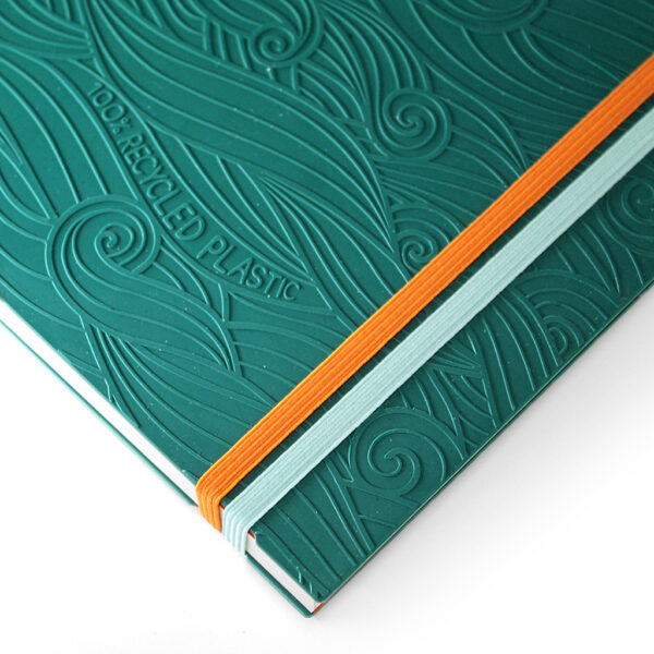 Notes a spirale "Ocean" in plastica riciclata seconda vita® e carta riciclata. - immagine 5