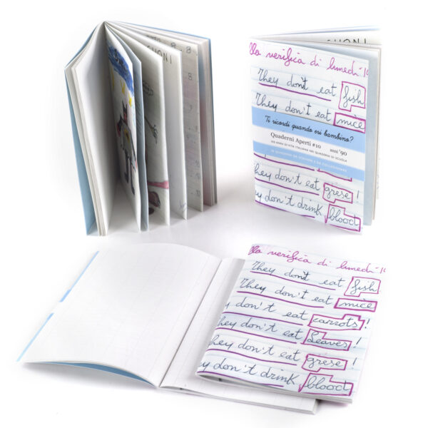 Quaderno A5 "Quaderni Aperti" in cartoncino e carta riciclata, inserto pagine storiche. - immagine 11
