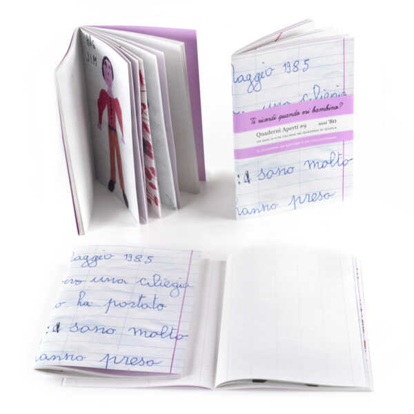 Quaderno A5 "Quaderni Aperti" in cartoncino e carta riciclata, inserto pagine storiche. - immagine 10