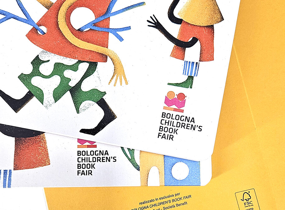 Merchandising museale sostenibile e colorato: Arbos per Bologna Children’s Book Fair