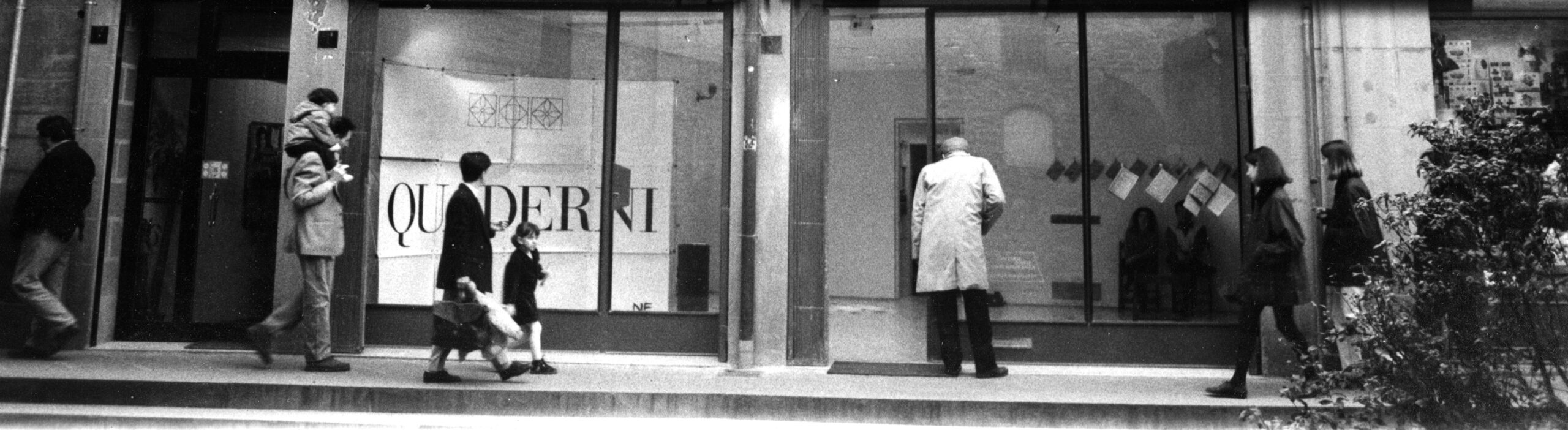 Image from the 1993 exhibition at the art gallery in Arezzo