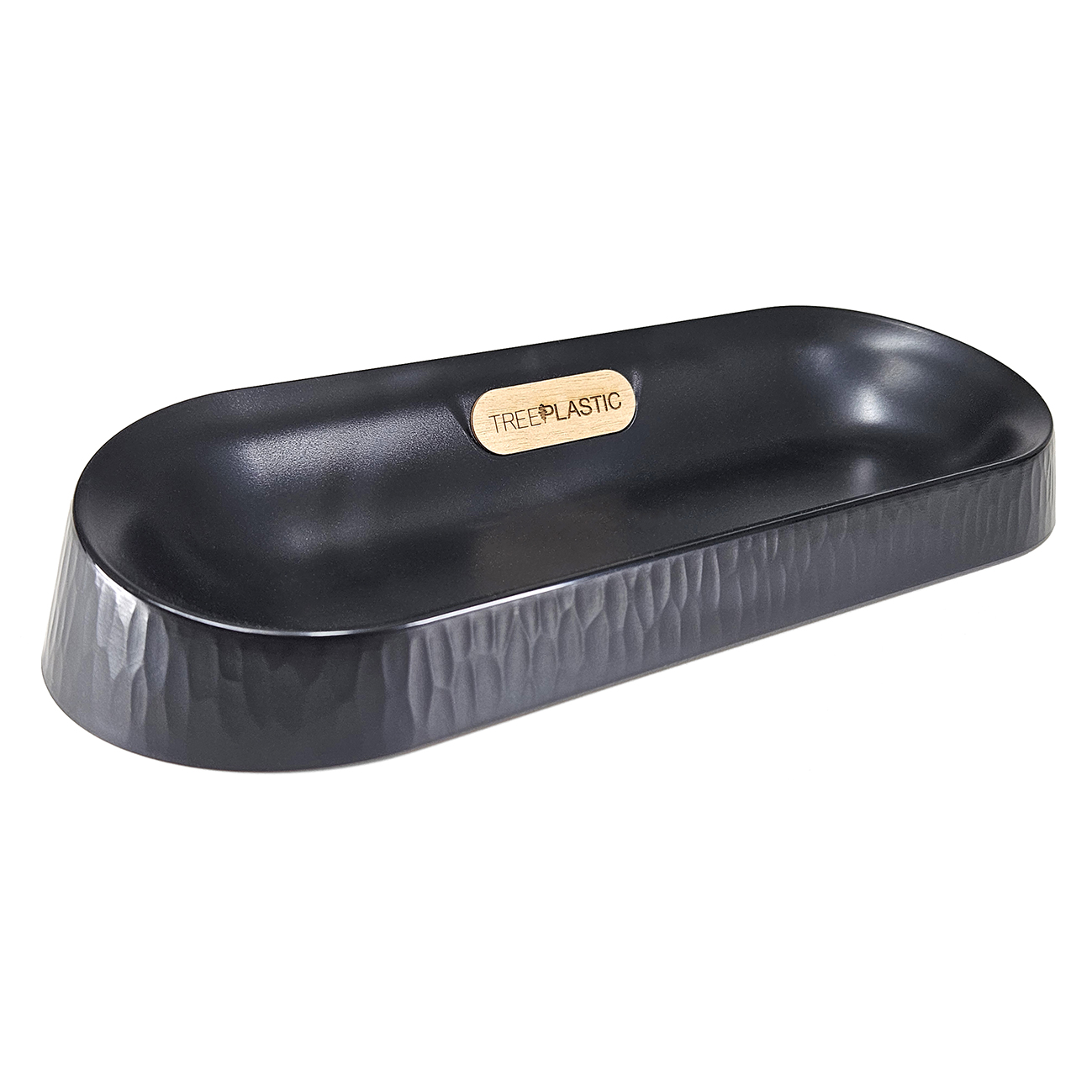 Vaschetta svuotatasche Treeplastic, inserto in legno, confezione regalo con libretto garanzia - immagine 2