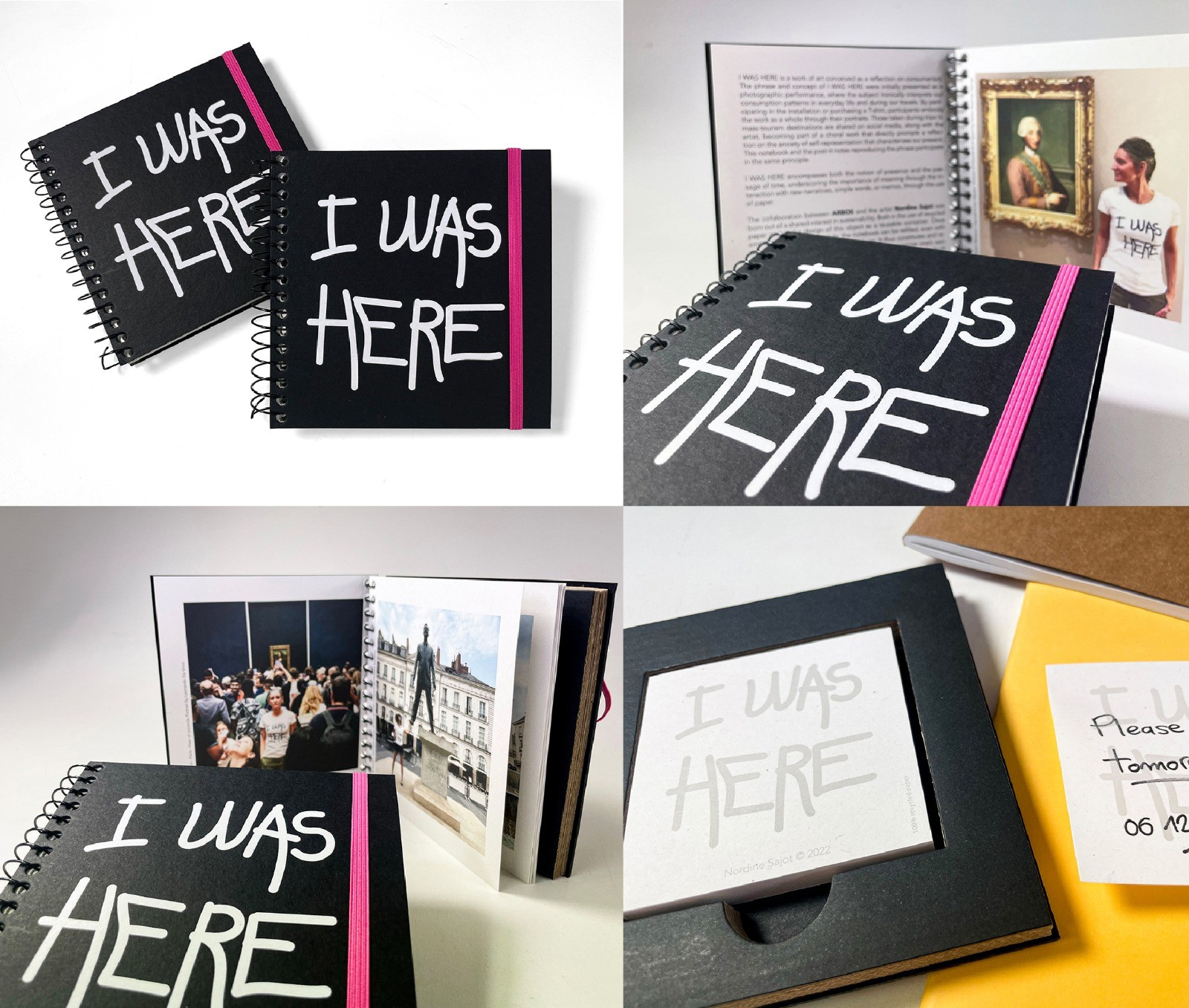 TACCUINO D'ARTISTA I WAS HERE BY ARBOS