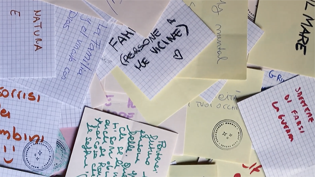 Voices, thoughts and fragments collected 