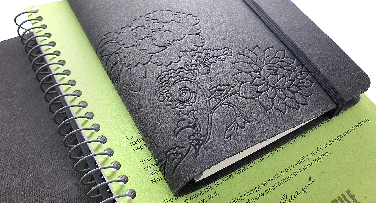 Arbos eco spiral notebook with embossed cover